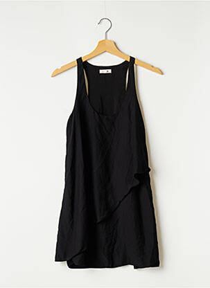 Robe courte sans manche sans manche noir SILENCE + NOISE femme