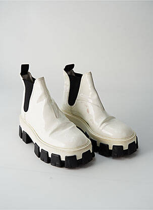 Bottines/Boots blanc PRADA pour femme