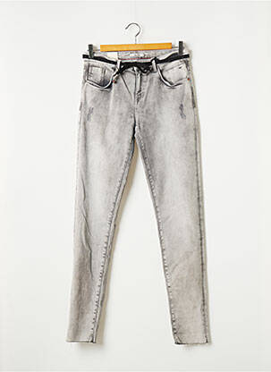 Jeans skinny gris PETROL INDUSTRIES pour fille