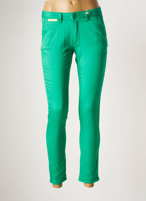 Pantalon chino vert LITTLE MARCEL pour femme