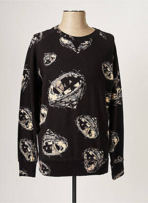 Sweat-shirt noir ELEVEN PARIS pour homme