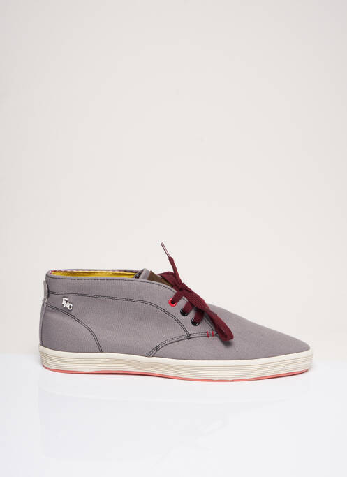 Baskets gris BASE LONDON pour homme