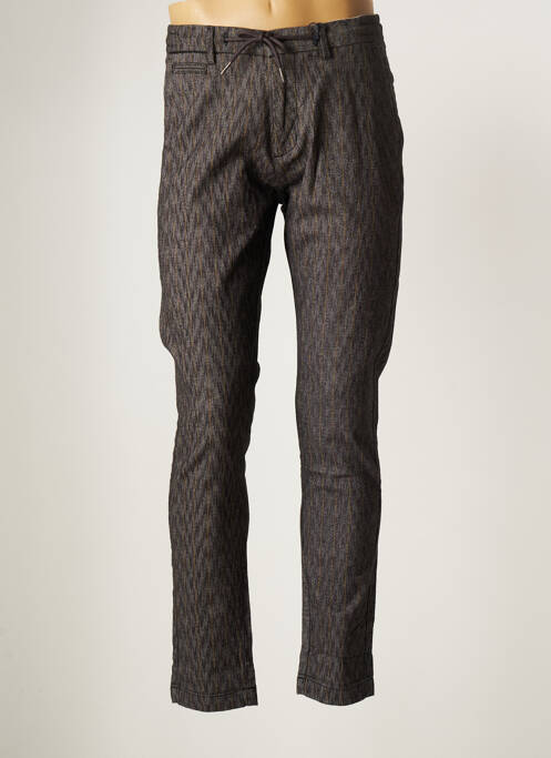 Pantalon droit gris DSTREZZED pour homme