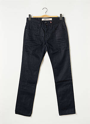 Pantalon slim fermeture zippée sous rabat boutonné taille normale bleu FREEMAN T.PORTER homme