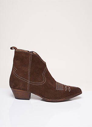 Bottines/Boots marron BISOUS CONFITURE pour femme