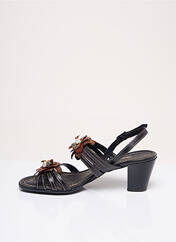 Sandales/Nu pieds noir SAMOA pour femme seconde vue