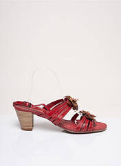 Sandales/Nu pieds rouge SAMOA pour femme seconde vue
