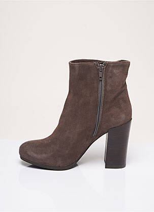 Bottines/boots talon de 7 à 9cm gris UNISA femme