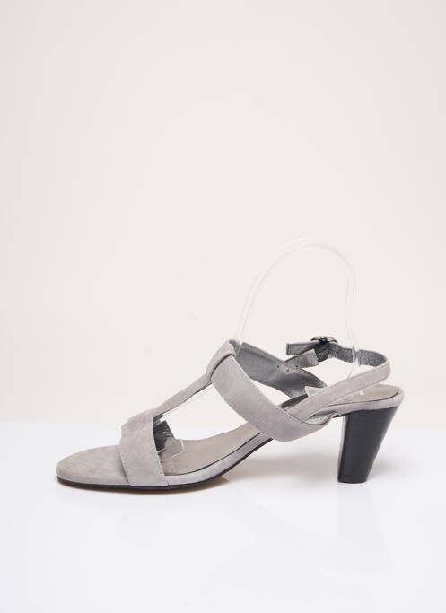 Sandales/Nu pieds gris KESS pour femme