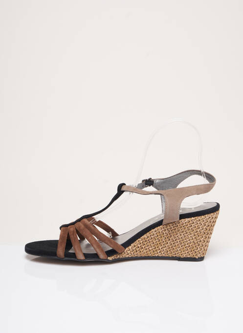 Sandales/Nu pieds noir KESS pour femme