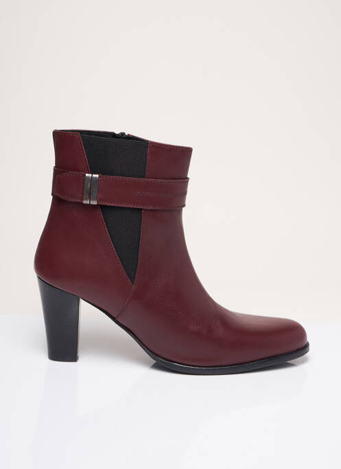Bottines/Boots rouge BAXXO pour femme