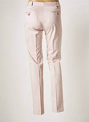 Pantalon chino tissage popeline taille normale rose QUIET femme