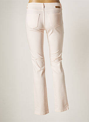 Pantalon slim broderie rivets taille normale rose QUIET femme