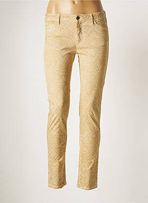 Pantalon slim skinny taille normale beige REIKO femme