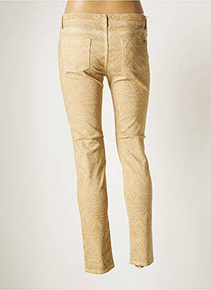 Pantalon slim skinny taille normale beige REIKO femme