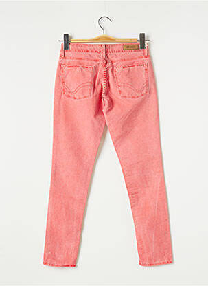 Pantalon slim taille basse taille basse rouge REIKO femme