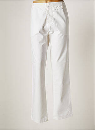 Pantalon droit blanc LAURENCE DOLIGE pour femme