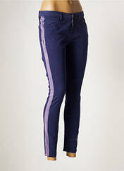 Pantalon slim violet QUIET pour femme seconde vue