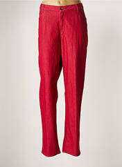 Pantalon slim rouge GUY DUBOUIS pour femme seconde vue