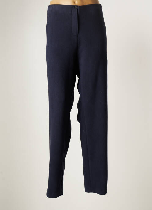 Pantalon droit bleu GUY DUBOUIS pour femme