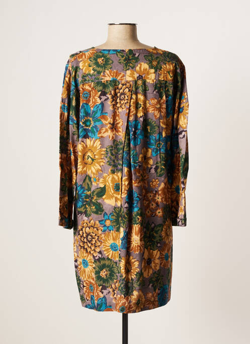 Robe courte gris AGATHE & LOUISE pour femme