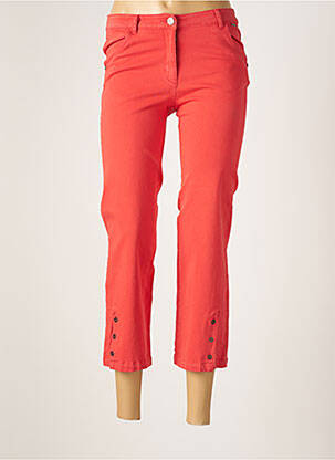 Pantalon 7/8 stretch taille normale rouge AGATHE & LOUISE femme