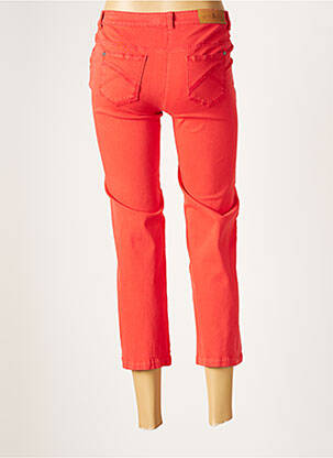 Pantalon 7/8 stretch taille normale rouge AGATHE & LOUISE femme