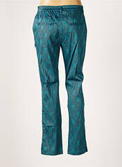 Pantalon chino bleu AGATHE & LOUISE pour femme seconde vue