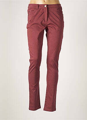Pantalon slim rouge AGATHE & LOUISE pour femme