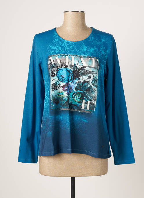 T-shirt manches longues manches longues bleu AGATHE & LOUISE femme