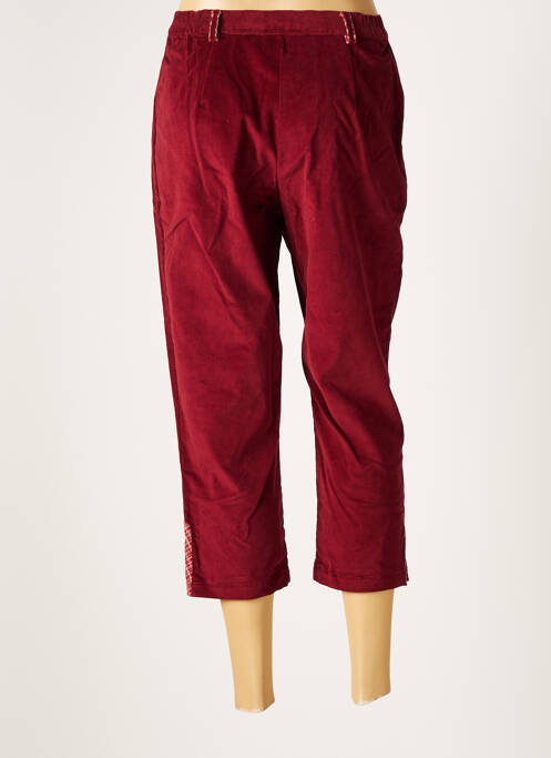 Pantalon 7/8 rouge JAC JAC pour femme