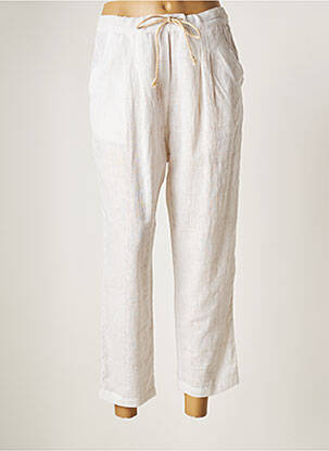 Pantalon 7/8 blanc MARGOT pour femme