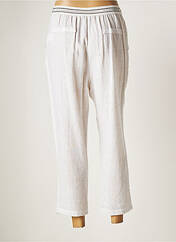 Pantalon 7/8 blanc MARGOT pour femme seconde vue