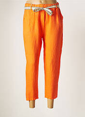Pantalon 7/8 orange ALEXANDRE LAURENT pour femme seconde vue