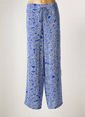 Pantalon large bleu MARINA V pour femme seconde vue