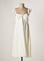 Robe mi-longue blanc DEBY DEBO pour femme seconde vue