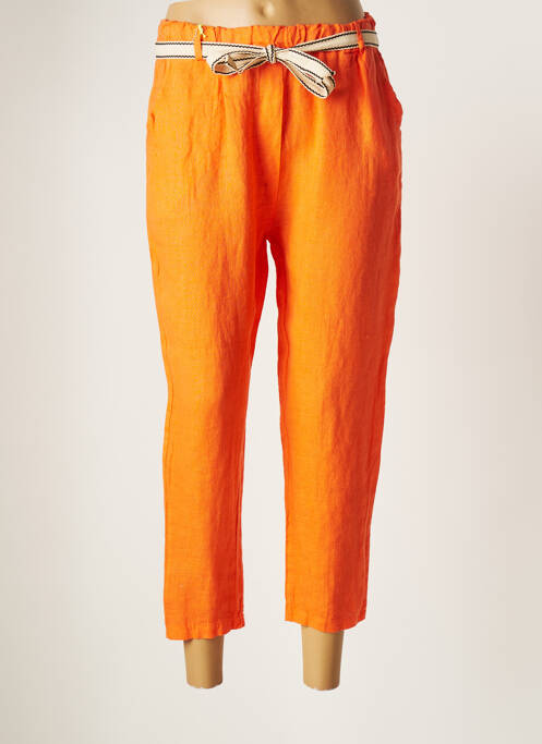 Pantalon 7/8 orange ALEXANDRE LAURENT pour femme
