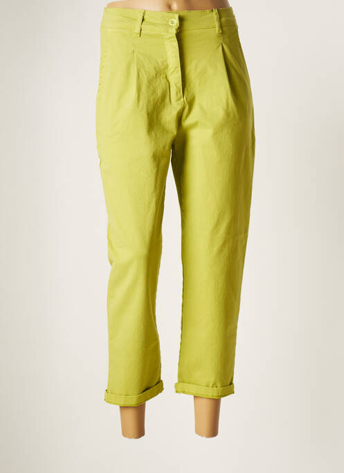 Pantalon 7/8 vert MARGOT pour femme