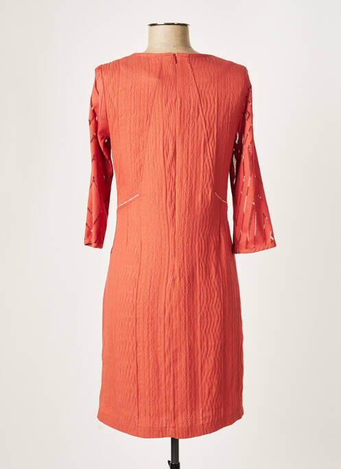 Robe courte orange ET COMPAGNIE pour femme
