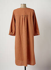 Robe mi-longue marron CISO pour femme seconde vue