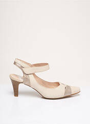 Sandales/Nu pieds beige SWEET pour femme seconde vue