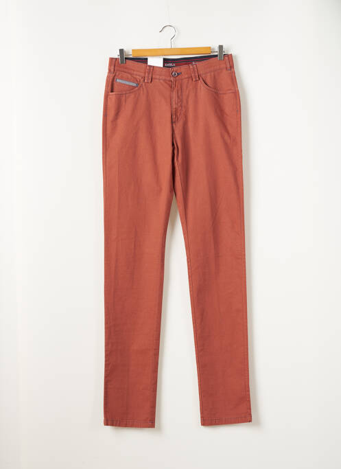 Pantalon droit orange EMYLE pour homme