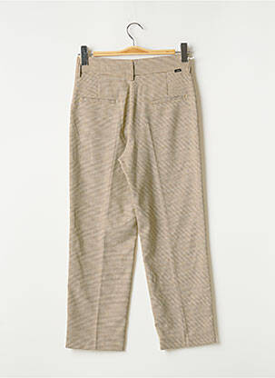 Pantalon 7/8 stretch taille normale beige REIKO femme