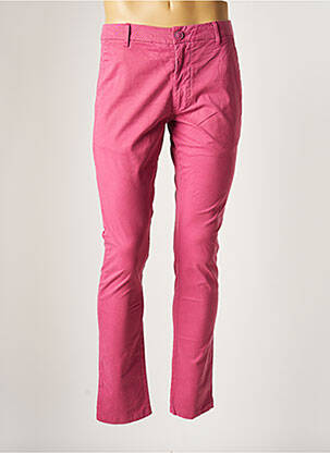 Pantalon chino rose BEING HUMAN pour homme