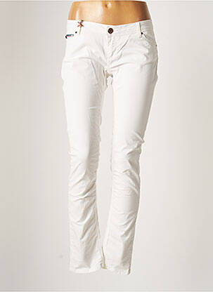 Pantalon droit blanc SIXTY SEVEN pour femme