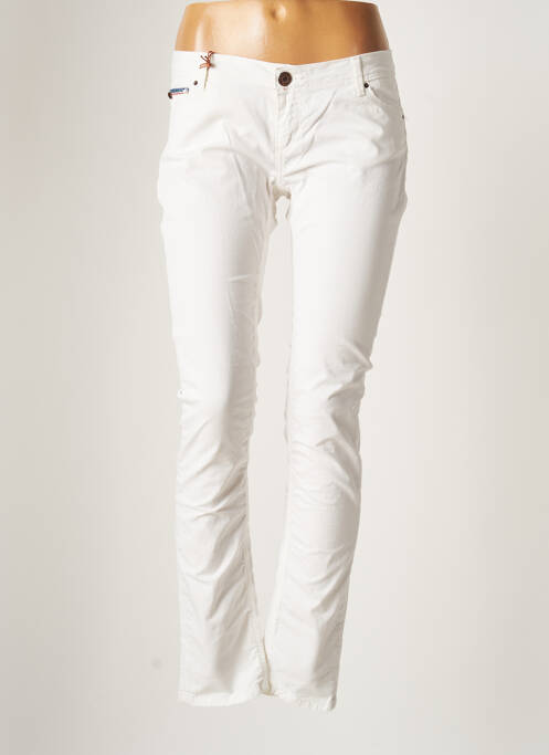 Pantalon droit blanc SIXTY SEVEN pour femme