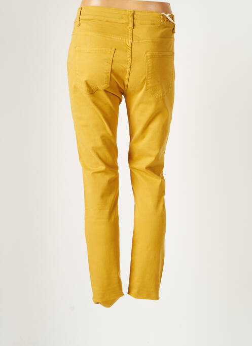 Pantalon droit jaune PAKO LITTO pour femme