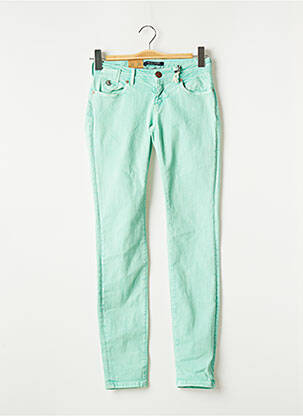 Pantalon droit poches vert MAISON SCOTCH femme