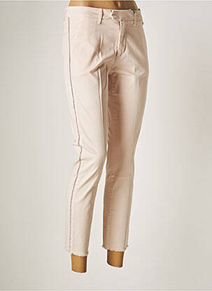 Pantalon droit taille normale taille normale rose KOCCA femme