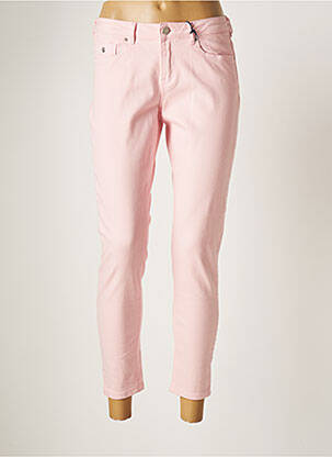 Pantalon droit poches rose MAISON SCOTCH femme